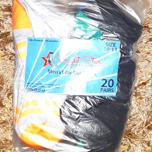 Bright Star Men's Low Cut Socks